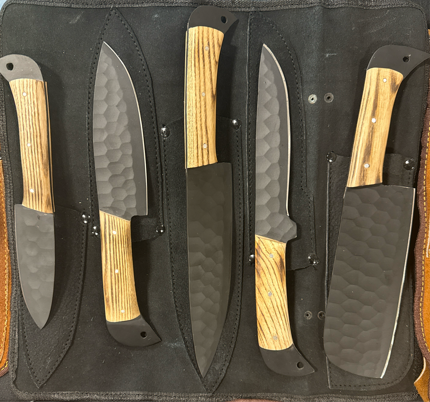 5 Pieces Set Folded Steel