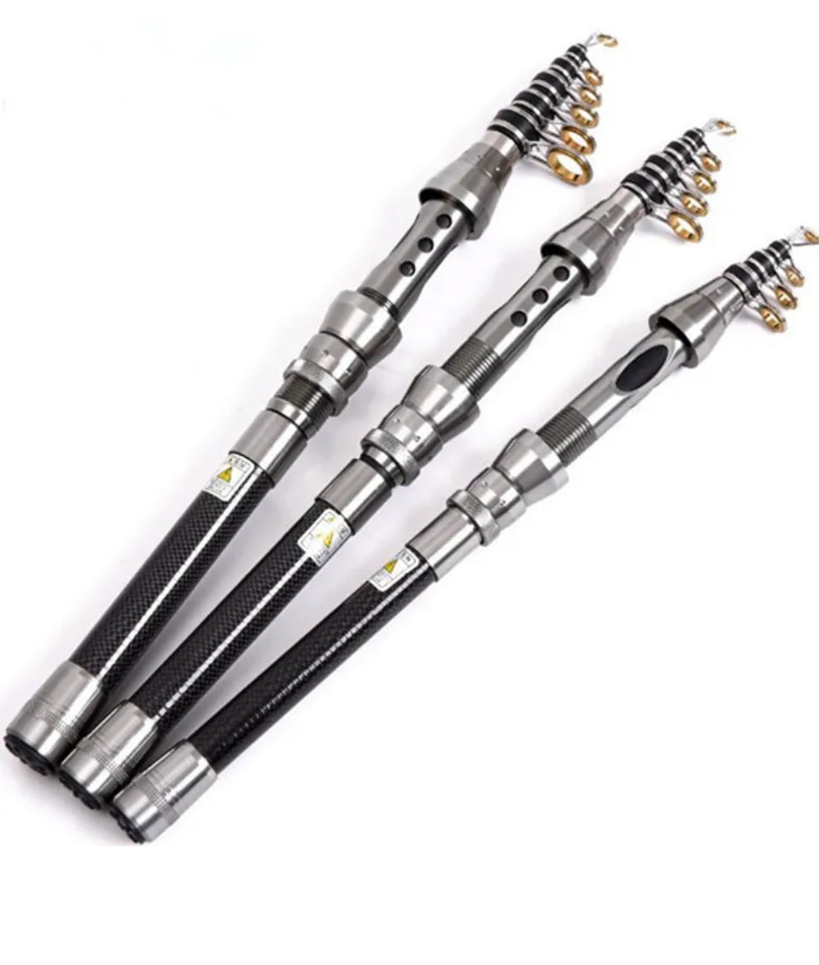 Carbon Fishing Rod 6’.8” Fishing Rod Carbon Fiber Telescopic Fishing Rod Ultra Light Fishing Tool
