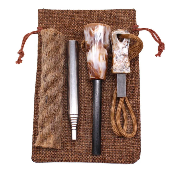 Pocket fire starting kit